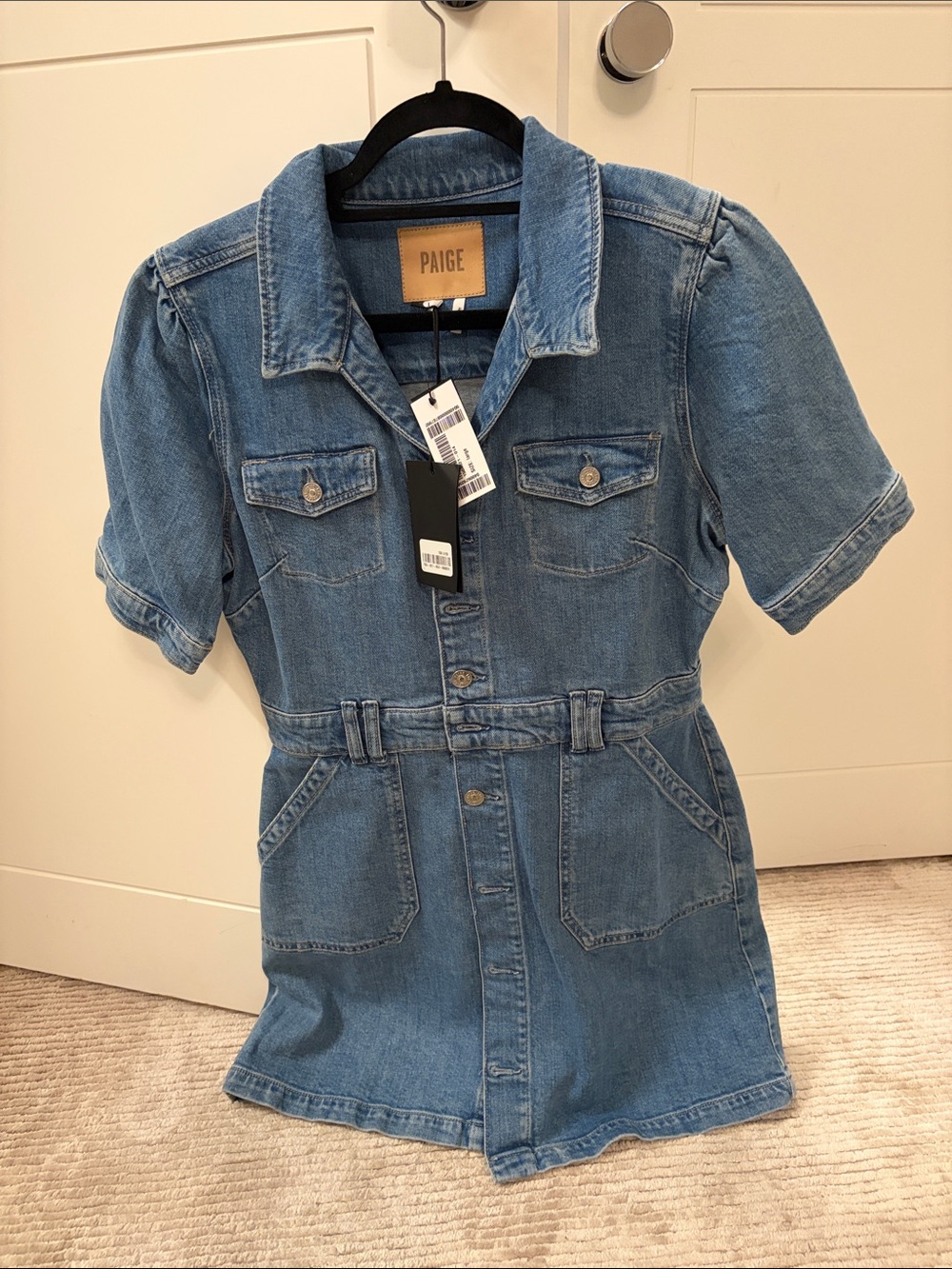 Paige Denim Button-Up dress - Blue - new
With tags